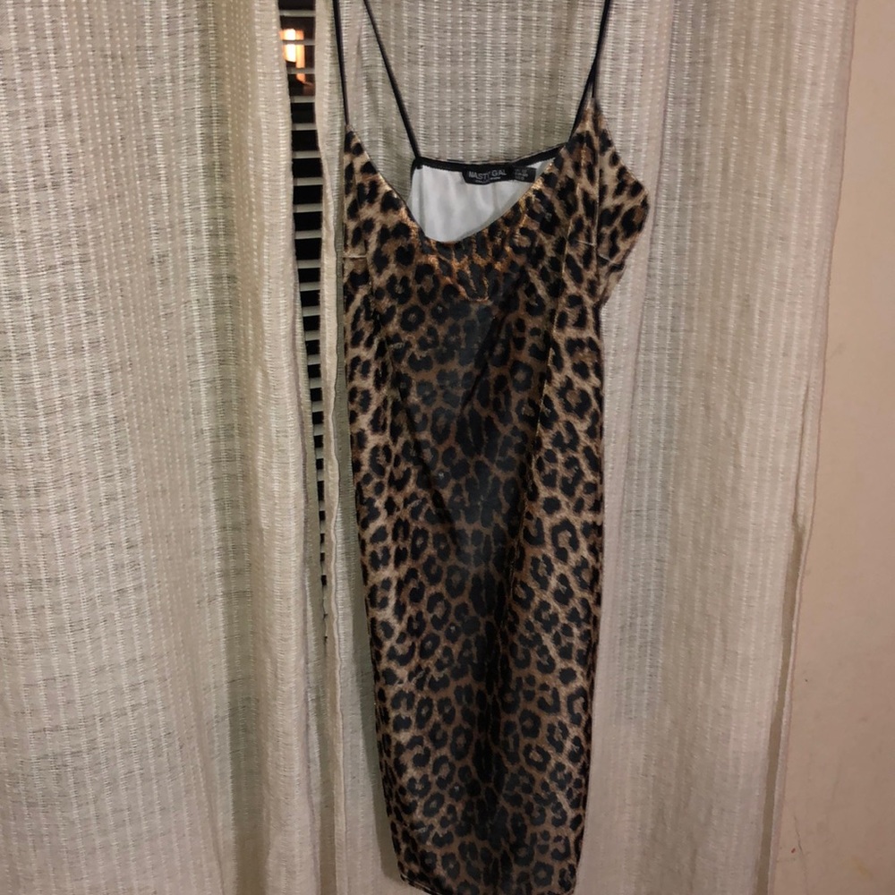 Cheetah dress, worn once.